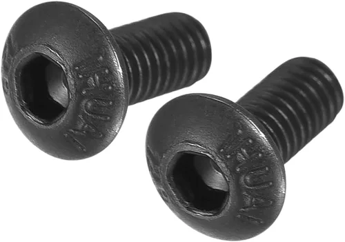 Miniatura 5 de uxcell Tornillos de cabeza de botón hexagonal M3x6mm Tornillos de acero de aleación 100pcs