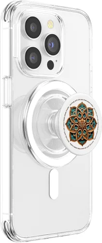 Miniatura 3 de Mandala #313 - Mind-Body-Spirit Yoga Art PopSockets MagSafe PopGrip for iPhone