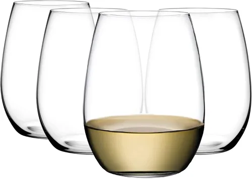 Miniatura 7 de NUDE Vinifera - Juego de 2 vasos de cristal burdeos con tallo de vino de 26.75 onzas, cristal sin plomo, vaso de vino de vidrio transparente, ideal