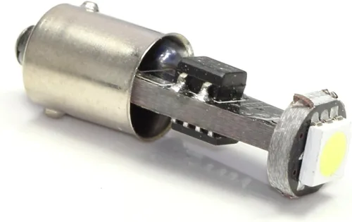 Miniatura 4 de Bombilla blanca súper brillante para coche, 2 uds, CAN BUS, Xenón, blanco, 1 SMD, bombilla LED, 3883x, BA9S, T4W, H6W, 363, 182, 257, 363, 1445