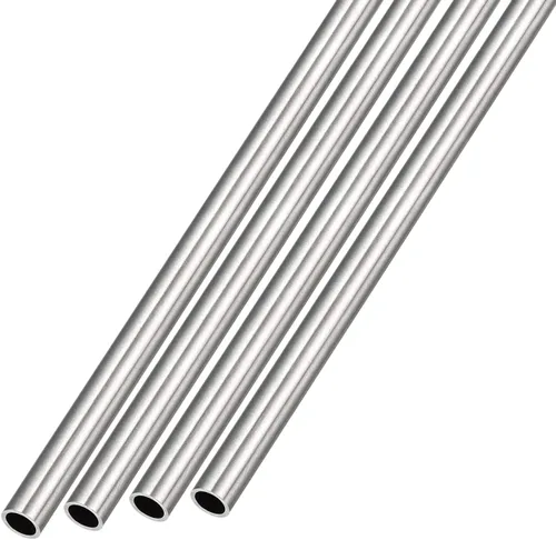 Miniatura 9 de METALLIXITY Tubo de acero inoxidable 304 (0.039 in de diámetro exterior x 0.008 in de pared T x 9.843 in de largo), 4 piezas, tubo recto