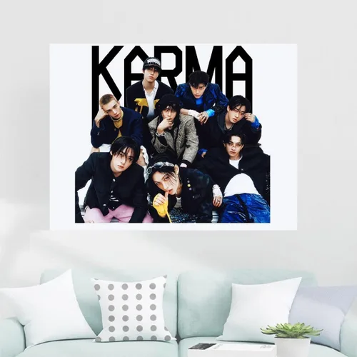 Miniatura 6 de STRAY-K - Tapiz para colgar en la pared, fiesta de cumpleaños, pancarta de fondo para sala de estar, dormitorio, decoración (40 x 28 pulgadas, azul)