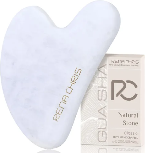 Miniatura 12 de Rena Chris Herramientas Gua Sha Faciales: Herramienta Guasha Natural de Obsidiana para Terapia de Acupuntura Facial, Masajador Facial para Esculpir
