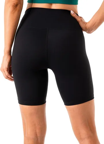Miniatura 6 de Lavento - shorts para ciclismo, yoga, para mujer con sensación de segunda piel, cintura alta, ultrasuave, tiro de 56 pulgadas.