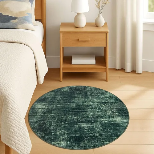 Miniatura 319 de IOHOUZE Alfombra abstracta lavable de 3 x 12 pies para pasillos, antideslizante para cocina, camino de entrada de lana sintética para interiores
