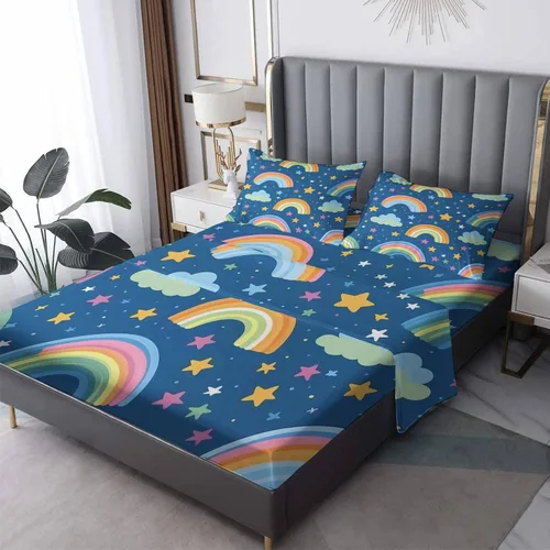Miniatura 20 de Sábanas de aguacate tamaño individual – Sábanas kawaii, microfibra suave y bolsillo profundo, sábanas y fundas de almohada estampadas sin arrugas, 3