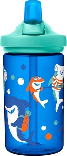 Miniatura 52 de CamelBak Eddy+ Kids Water Bottle with Bite Valve Straw, Leak‑Resistant Easy‑Sip Design for Everyday Hydration, 14oz Kids Animales de la selva