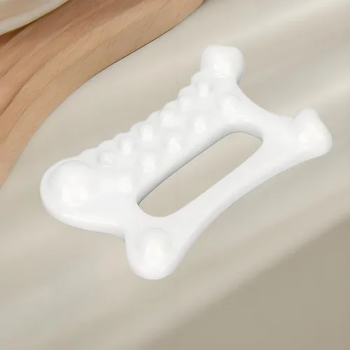 Miniatura 8 de Masaje Gua Sha, tabla de Gua Sha, cerámica reduce la grasa, estática, portátil, placa raspadora de cuerpo completo para mujeres y adultos