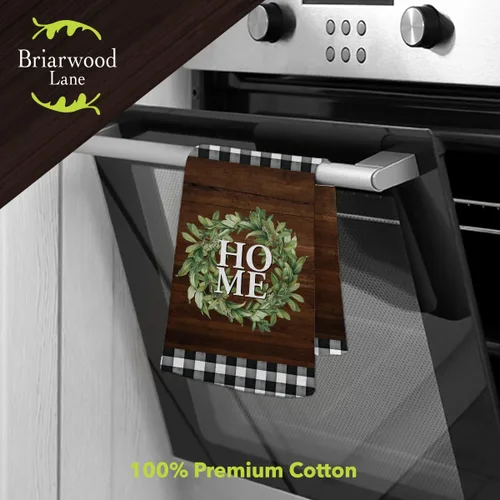 Miniatura 2 de Briarwood Lane Toalla de mano con corona de granja