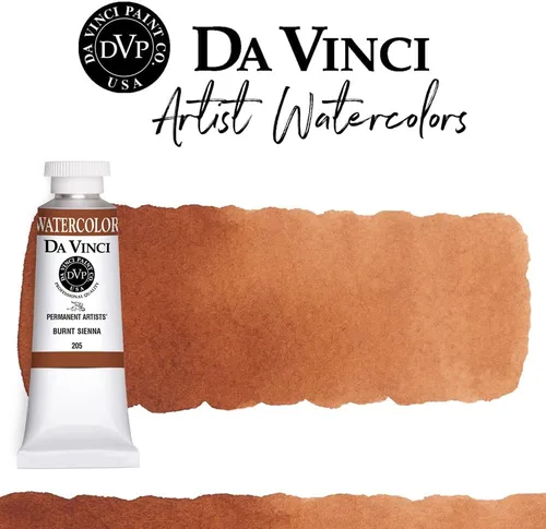 Miniatura 242 de DA VINCI PAINTS Pintura Acuarela Profesional para Artistas, Alizarin Crimson (Quinacridone), 37ml Índigo