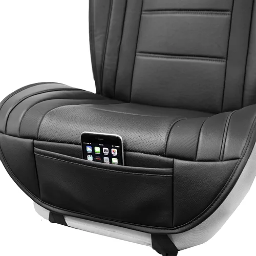 Miniatura 3 de FH GROUP PU208102 amortiguadores futuristas para el asiento del par del frente (leatherette con respaldo antideslizante), adecuado para la mayoría