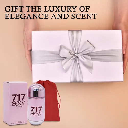 Miniatura 5 de AFLUXE 717 Eau de Parfum - Perfume sexy en aerosol, fragancia para mujer, ropa de día, conjunto diario casual de colonia con bolsa de gamuza