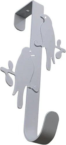 Gancho organizador multiusos para colgar sobre la puerta, para toallas, abrigos, albornoces y trajes de baño para baño, cocina, dormitorio, hierro