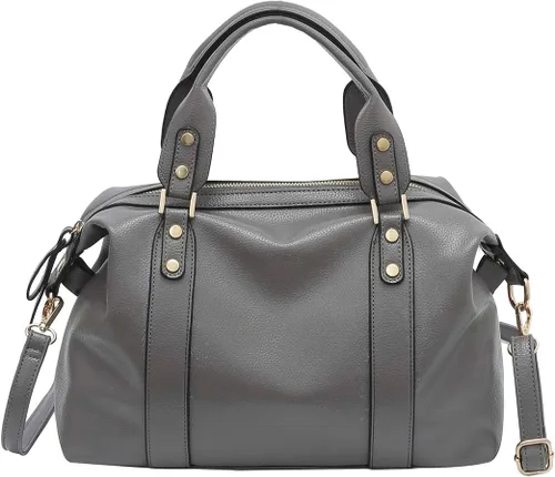 Miniatura 29 de Bolsos y carteras para mujer, bolso de mano de cuero vegano para mujer, bolso de hombro, bolso de viaje con compartimentos
