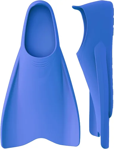WSTOO - Aletas cortas de entrenamiento aerodinámicas, aletas de natación de silicona para adultos y jóvenes (hombres y mujeres), ideales para nadar,
