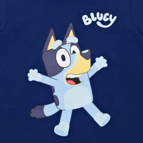 Miniatura 4 de Bluey Conjunto de camiseta y pantalones cortos de malla para cosplay de Bingo para niños pequeños