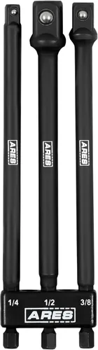 Miniatura 9 de ARES 22013 - Juego de adaptadores de enchufe de grado de impacto de 3 y 6 pulgadas con funda de color, convierte los destornilladores de taladro