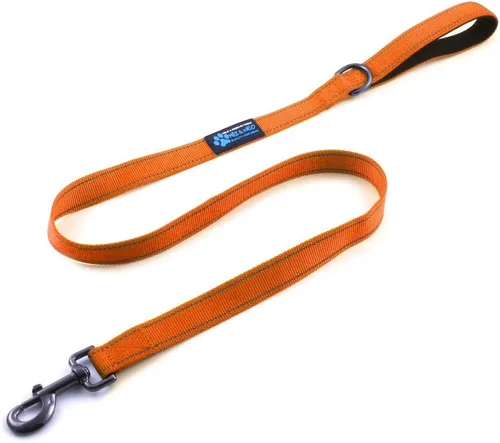 Miniatura 10 de Max and Neo Correa reflectante de nailon para perro – Donamos una a un rescate por cada una vendida (ROJO, 1.2 m)