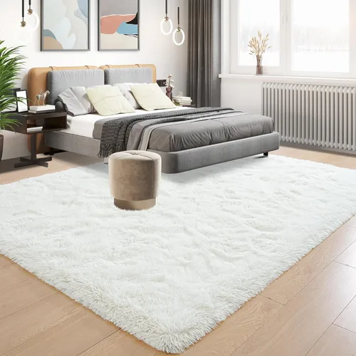 Miniatura 3 de Tepook Alfombras súper suaves y esponjosas para sala de estar, alfombras de área de 8 x 10 pies para dormitorio, alfombra moderna peluda, alfombras
