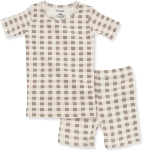 Miniatura 131 de AVAUMA Conjunto de pijama de algodón para bebés y niñas de 6 meses a 7 años