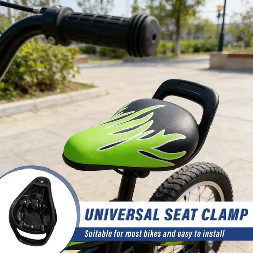 Miniatura 4 de Fancyes Asiento de bicicleta para niños con asa de repuesto para niños y niñas