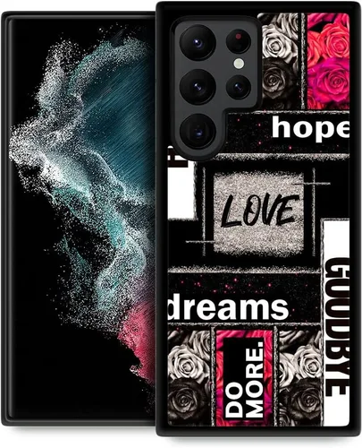 Miniatura 26 de ZHEGAILIAN Funda compatible con Samsung Galaxy S22 Ultra, antideslizante, de poliuretano termoplástico suave, a prueba de golpes, compatible