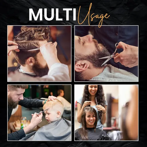 Miniatura 6 de Tijeras de corte de pelo profesionales (6.5-pulgadas), acero inoxidable templado hielo reforzada con cromo para resistir el óxido, por Utopia Care