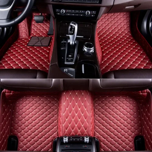 Miniatura 28 de Alfombrillas de automóvil personalizadas para Audi A1, A2, A3, A4, A5, A6, A7, A8, R8, TT, Q2, Q3, Q5, Q7, Q8, e-tron (negro beige)
