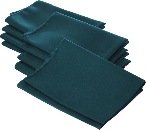Miniatura 85 de LA Linen Paquete de 10 servilletas de popelina de poli, servilletas de tela suave, servilletas lavables y reutilizables, servilletas de mesa