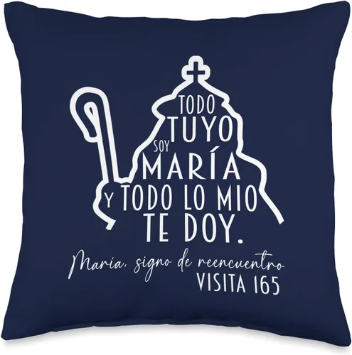 Virgen Divina Pastora Venezuela Gift Store Virgen Divina Pastora Barquisimeto Venezuela María Madre, cojín de 16 x 16 pulgadas, multicolor