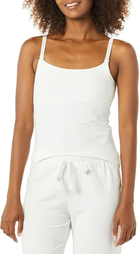 Miniatura 2 de Tienda Essentials Camisola de maternidad para mujer con correas ajustables y brasier integrado, paquete de 2