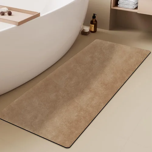 Miniatura 30 de TYUU Tapete de Baño de Halloween, Alfombra de Baño de Halloween Delgada Antideslizante de Secado Rápido Tapete de Baño de Murciélago que Cabe Debajo