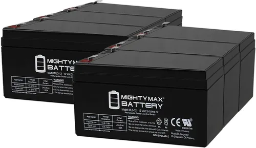 Miniatura 11 de ML3-12 - 12 voltios 3 AH, terminal F1, batería recargable SLA AGM