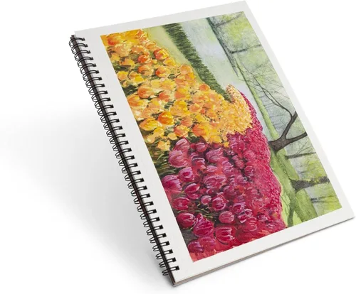 Miniatura 5 de Elan Libro de acuarela A4, papel de acuarela italiano 100% algodón, 15 hojas de papel de 10.58 oz/m², cuaderno de bocetos de acuarela A4, papel