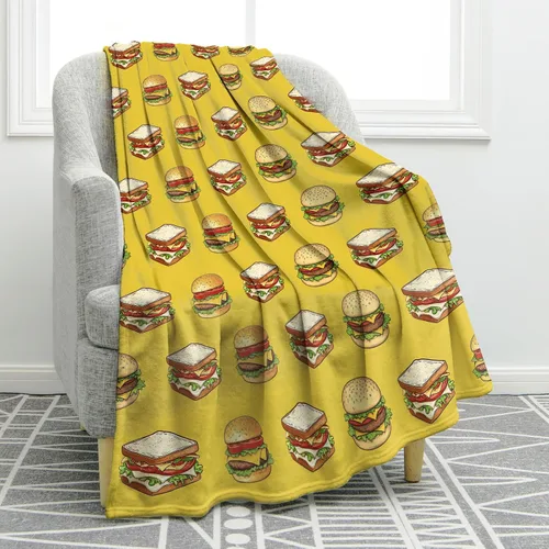 Miniatura 12 de Jekeno - Manta de sirena para niñas, sobrinas, hermanas, mujeres, regalos de cumpleaños o Navidad, estampado azul de sirena, presentes, decoración