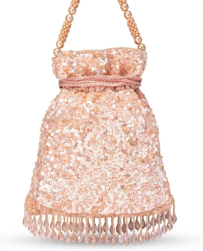 Miniatura 7 de Aheli Potli - Bolso de noche hecho a mano para mujer, elegante bolso de pulsera de moda nupcial para niñas