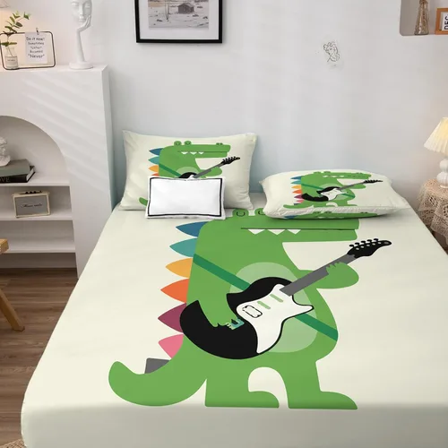 Miniatura 3 de Fox Sheets tamaño individual – Sábanas de cama de animales para niños, microfibra suave, bolsillo profundo, sábanas y fundas de almohada estampadas