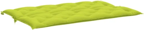 Miniatura 27 de Cojín de banco de jardín, color verde brillante, 39.4 pulgadas x 19.7 pulgadas + 19.7 pulgadas x 2.8 pulgadas, cojines de tela Oxford para sillas