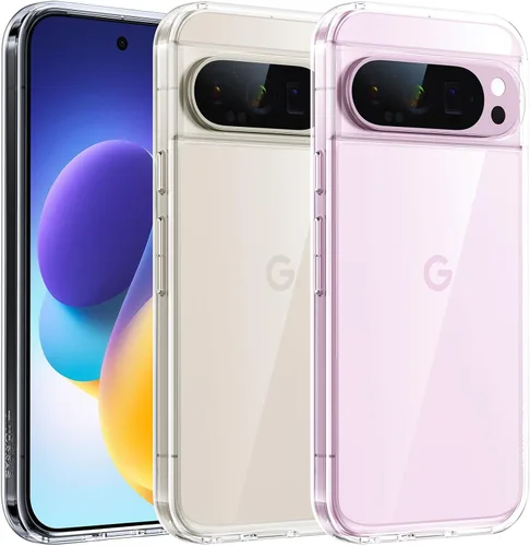 Miniatura 11 de TORRAS Funda a prueba de golpes diseñada para Google Pixel 9 Pro / Pixel 9 [probada en caídas de grado militar de 16 pies], translúcida, delgada