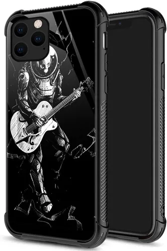 Miniatura 27 de ZHEGAILIAN Funda para iPhone 11, protección de grado militar, esquinas a prueba de golpes, funda antiarañazos para iPhone 11, nebulosa verde