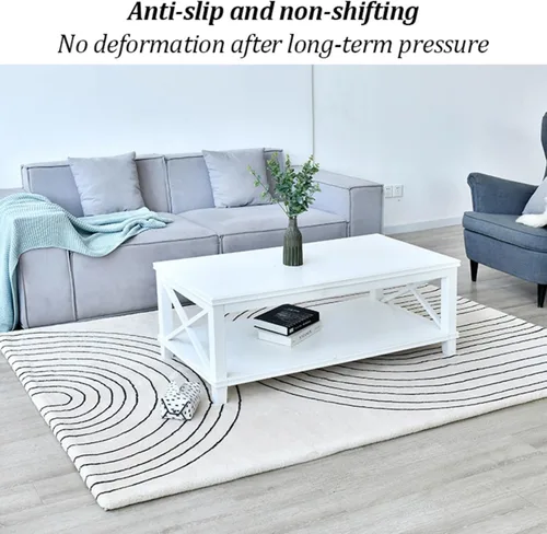 Miniatura 7 de 110V/220V Heated Floor Mat Heater, Electric Heated Large Area Rug, Floor Heater, Thick Foot Warmer Under Desk for Home Office Yoga Room(C,80 * 120cm)