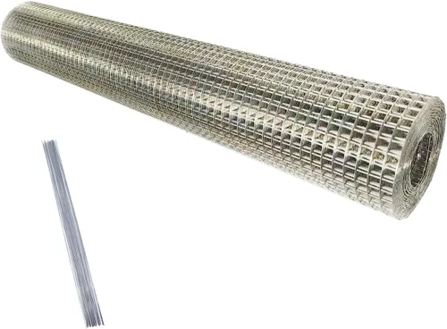 Miniatura 13 de Malla de alambre galvanizado de acero inoxidable Tamaño: calibre 19, 1 pulgada, 16 pulgadas x 8 pies, malla de alambre soldado de acero inoxidable