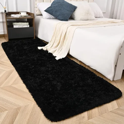 Miniatura 21 de Alfombra de área púrpura y azul de 6x9, alfombras grandes para sala de estar y dormitorio, alfombra mullida y linda, alfombras modernas
