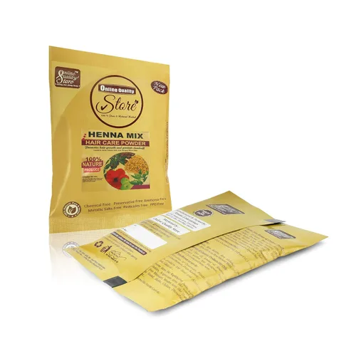 Miniatura 4 de Online Quality Store Polvo de mezcla de henna con Shikakai, Methi, Amla, Bringraj, hibisco, Neem y Heena para lavado de cabello Mehndi Mix