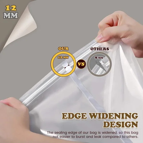 Miniatura 6 de Bolsa de salmuera, 26 x 22 pulgadas, paquete de 2, bolsa de salmuera de pavo extra grande con 2 cuerdas y 2 clips más grandes, materiales gruesos