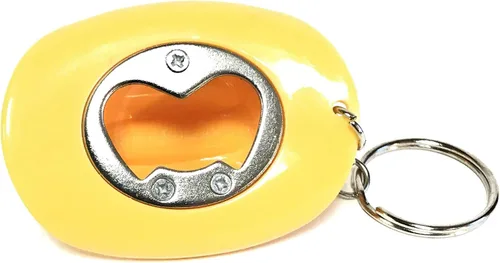 Miniatura 2 de Llavero abridor de botellas con sombrero de vaquero amarillo