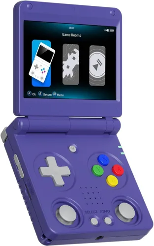 Miniatura 9 de RG34XXSP - Consola de juegos de mano retro RG34XX SP consola de juegos retro con 64G precargados más de 5000 juegos, batería de 3300 mAh, soporte