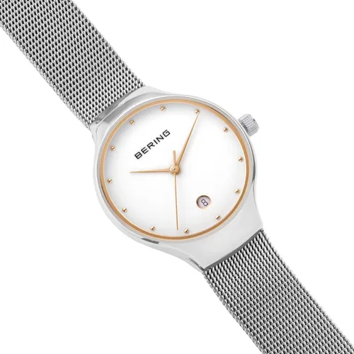 Miniatura 4 de Bering Unisex Analog Quartz Classic Collection Watch with Stainless Steel Strap & Sapphire Crystal