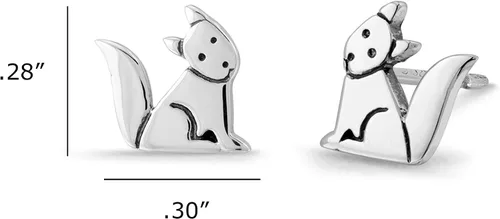 Miniatura 4 de Pendientes de plata de ley Boma Jewelry