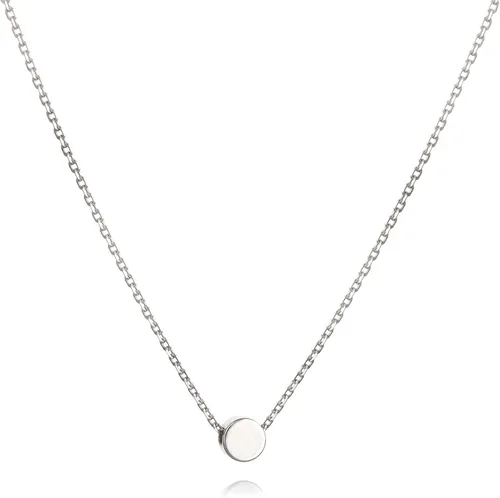 Miniatura 9 de Annika Bella Collar de cuentas pequeñas, collar de 14 pulgadas, gargantilla de cadena ajustable, gargantilla con dije de lunares, joyería de plata